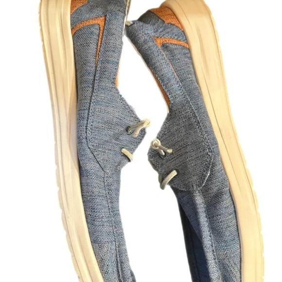 Men’s Hey Dude Slip on shoes size 14-Chambray blue - Picture 2 of 4